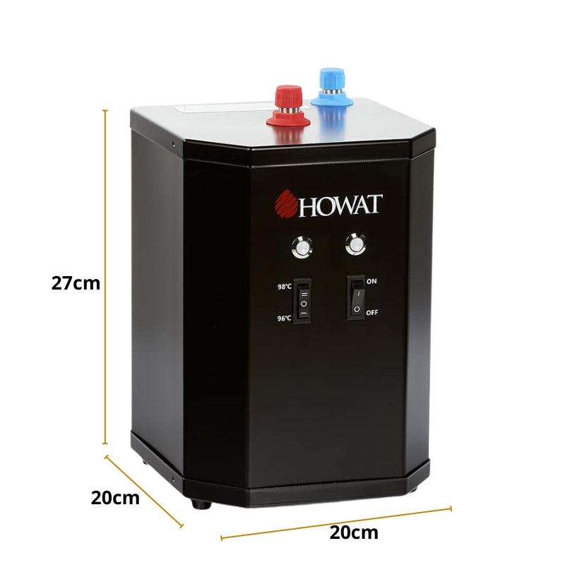 3-in-1 kokend water kraan set ZWART
