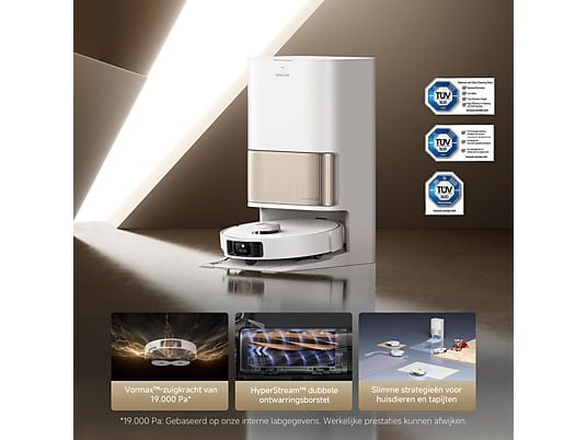 DREAME L40s Pro Ultra Wit Robotstofzuiger Wit