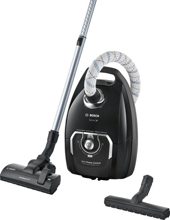Bosch In'genius BGL8X329 Serie 8 - Stofzuiger met zak - 15 mtr bereik - Vacuum cleaner - HEPA13 - Zwart