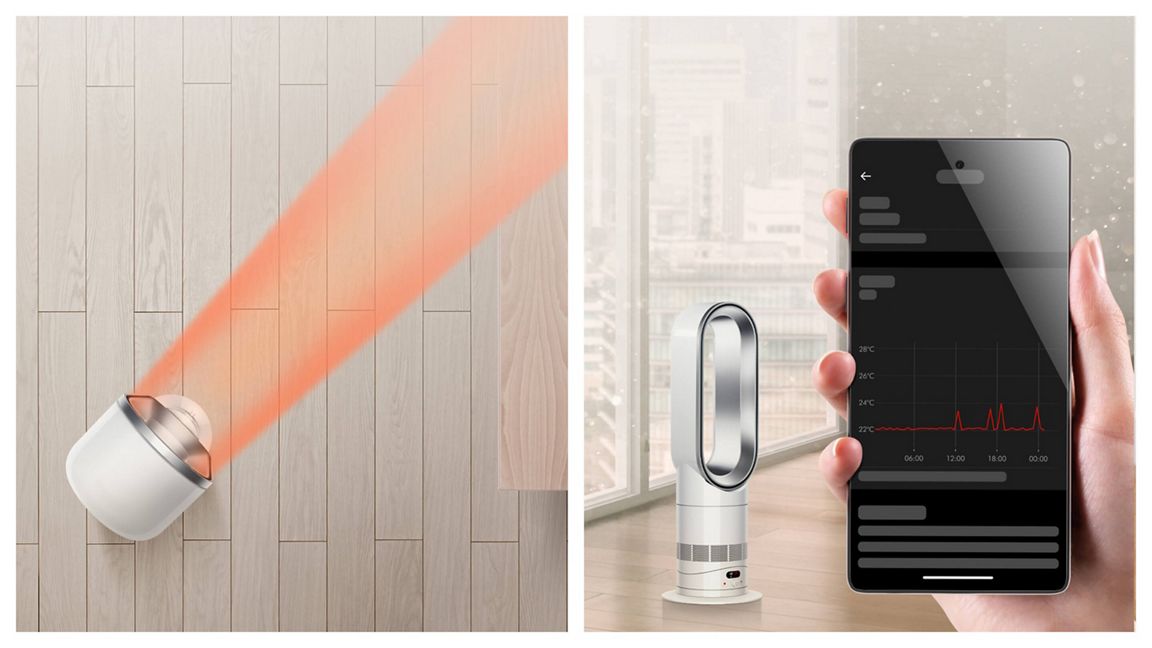 Dyson Hot+Cool™ HF1 Remote Link Pre-heat verwarmings- en verkoelingsventilator