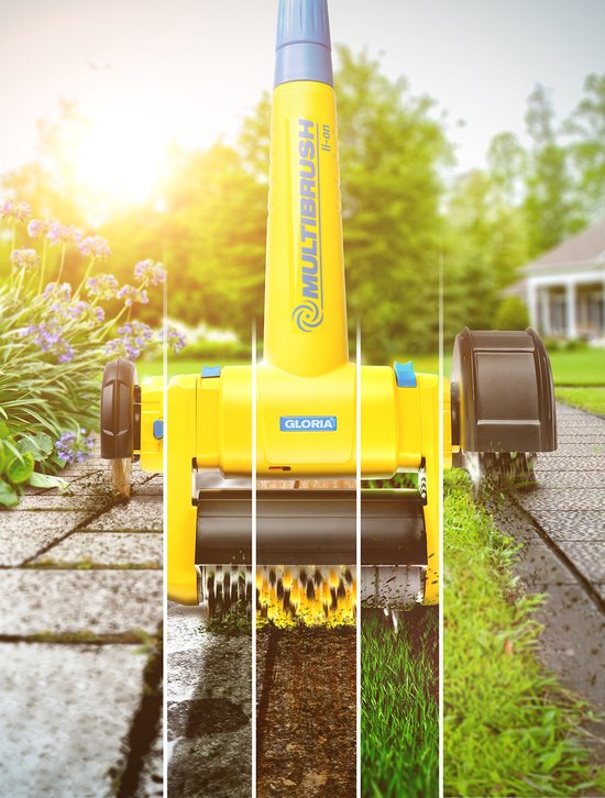Gloria Multibrush Speedcontrol - 500W - Elektrische onkruidborstel - Voegenborstel - 230V