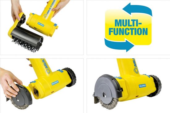 Gloria Multibrush Speedcontrol - 500W - Elektrische onkruidborstel - Voegenborstel - 230V