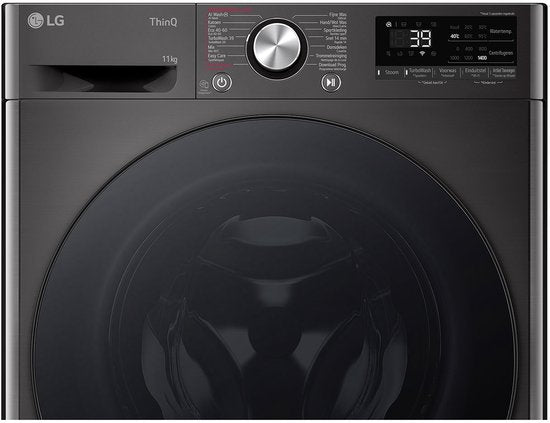 LG F4WR7011SYB wasmachine 11 kg met AI DD voor slimme stofverzorging - TurboWash 39 voor sneller wassen - hygiënisch wassen met stoom en ThinQ slimme bediening. Energieklasse A‑10%