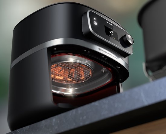 Philips 7000 Series Airfryer - Combi XXL Connected - HD9880/90 - Rapid CombiAir - 8.3L - Tot 6 personen - Met Voedselthermometer