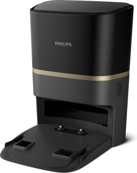 Philips HomeRun Aqua 7000 Series XU710001 - Robotstofzuiger met Dweilfunctie - Incl. Laadstation - Zwart  Goud - App Connected