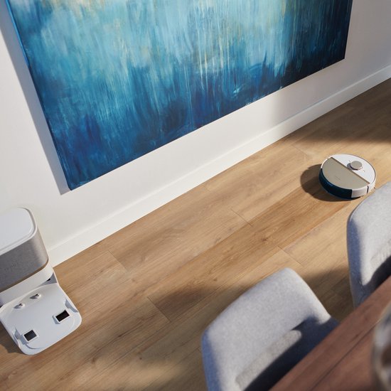 Philips HomeRun Aqua 7000 Series XU710001 - Robotstofzuiger met Dweilfunctie - Incl. Laadstation - Zwart  Goud - App Connected