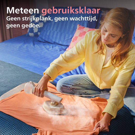 Philips OneTurn - GC21310 - Hybride stoomstrijkijzer & kledingstomer - Strijkijzer & Stomer in 1