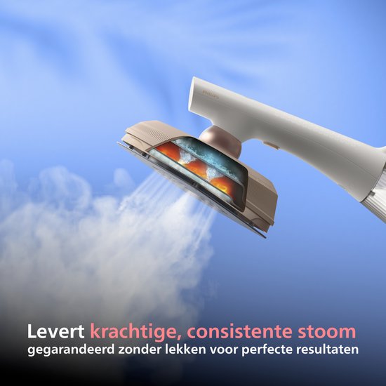 Philips OneTurn - GC21310 - Hybride stoomstrijkijzer & kledingstomer - Strijkijzer & Stomer in 1
