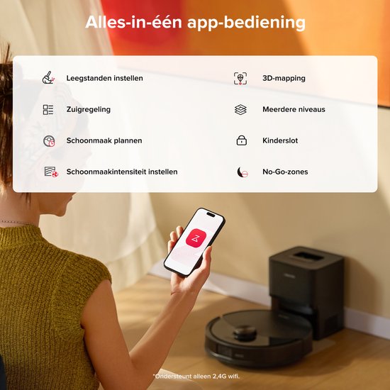 Roborock Q10 S5+ Robotstofzuiger en Dweil met Zelflediging– Zuigkracht van 10000 Pa–Vibrerende dweilpads– Handsfree Reinigen tot 7 Weken– Dubbel Anti-klitontwerp– Automatisch dweilen– Obstakelvermijding–Zwart–S8 Plus Upgrade