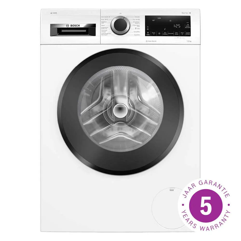 Serie 6 - Wasmachine, voorlader - 9 kg - max. 1400 rpm