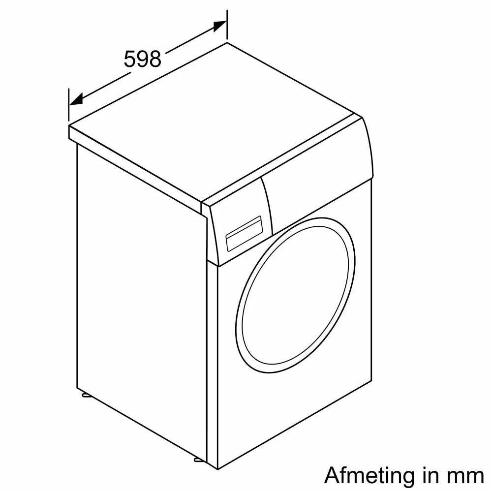 Serie 6 - Wasmachine, voorlader - 9 kg - max. 1400 rpm