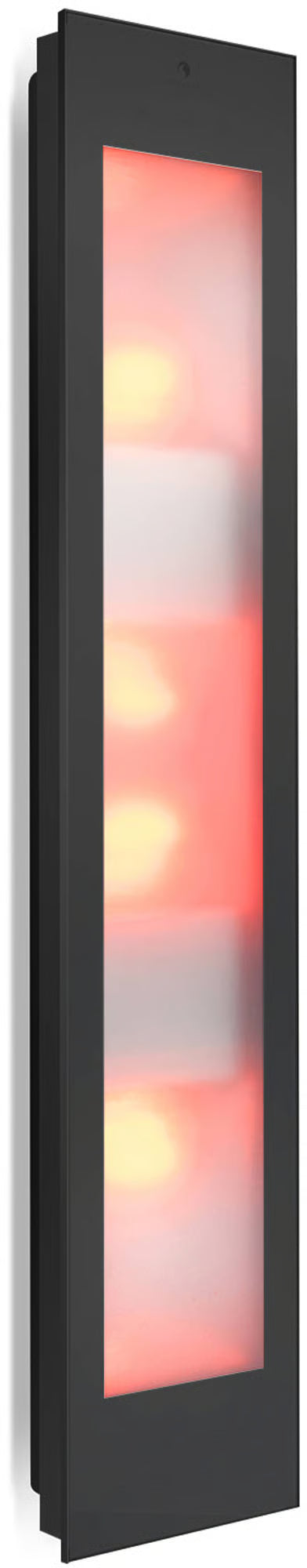 Sunshower Combi opbouw hoek met infrarood en UV-licht black