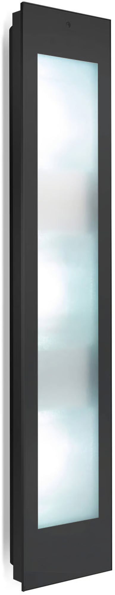 Sunshower Combi opbouw hoek met infrarood en UV-licht black