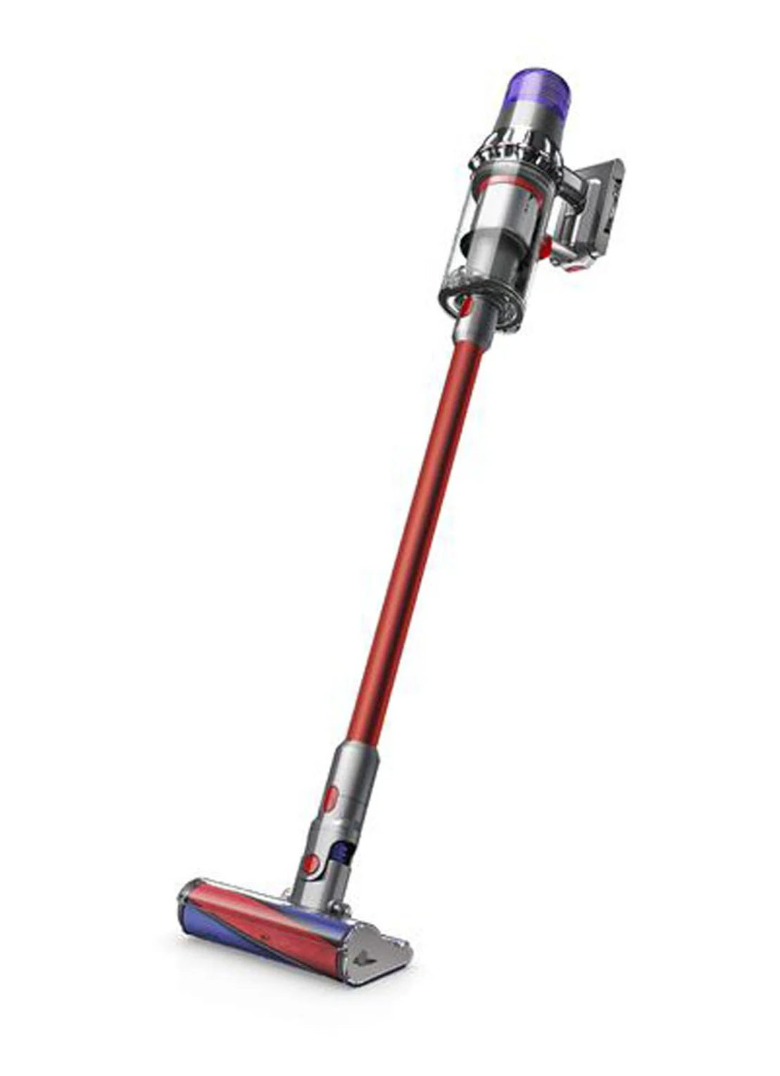 Dyson V11 Fluffy steelstofzuiger - nikkel / rood